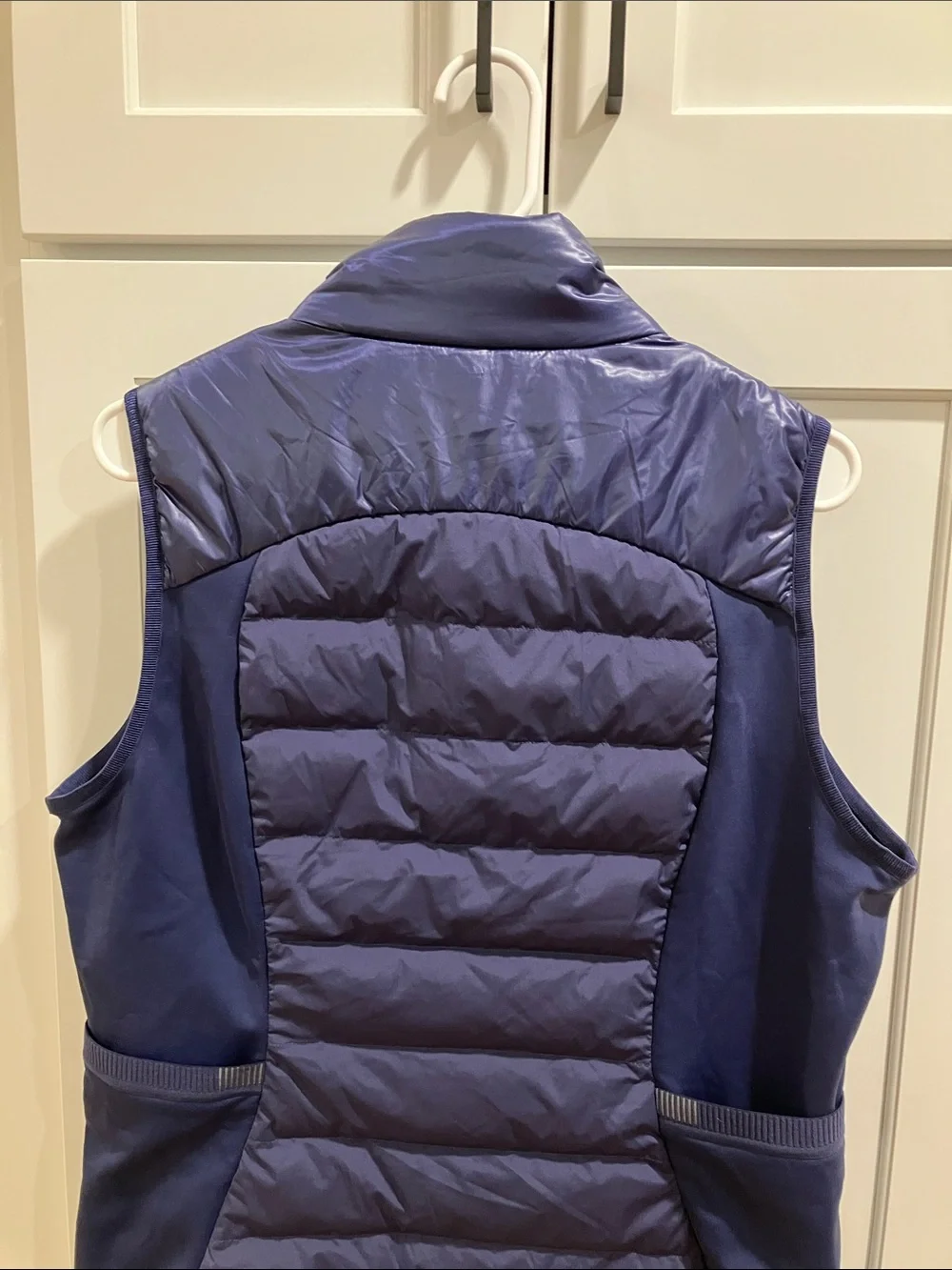 Lululemon Women's Navy Blue Down for It All Vest Down Feather Puffer